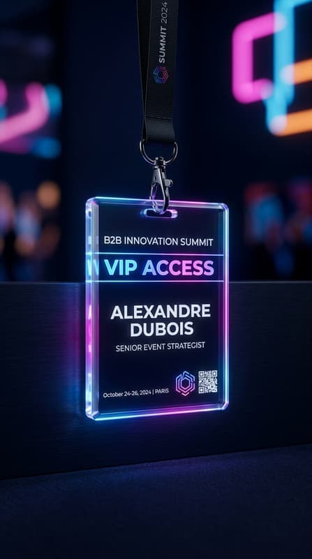 Badge Acrylique Transparent — vue 2