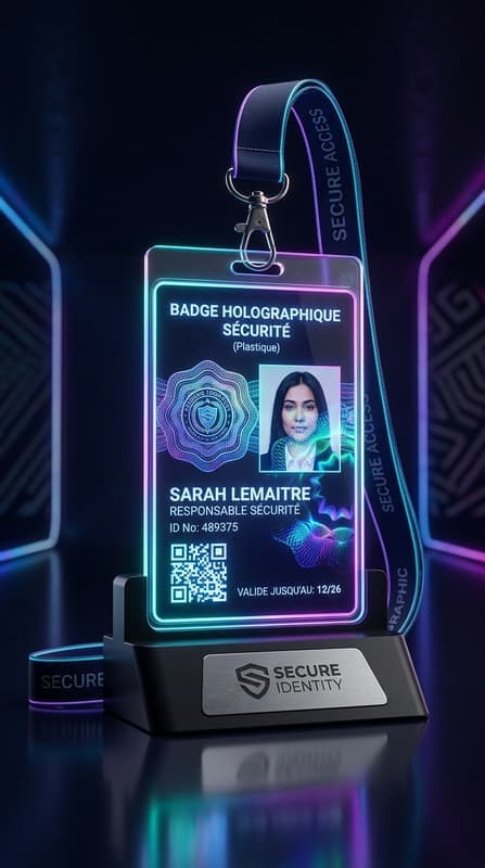 Badge Holographique Securité