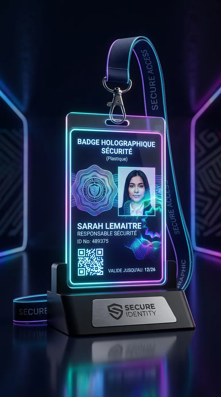 Badge Holographique Securité