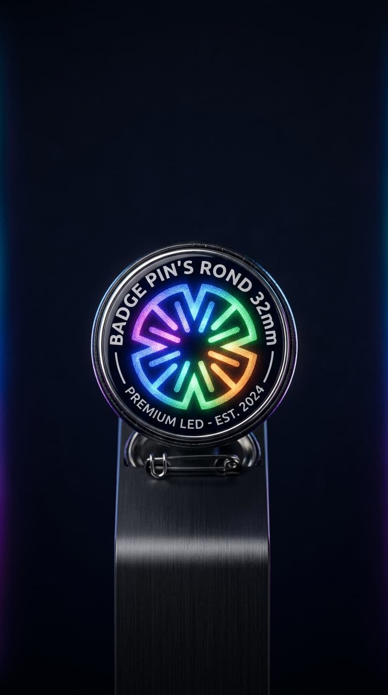 Badge Pin's Rond