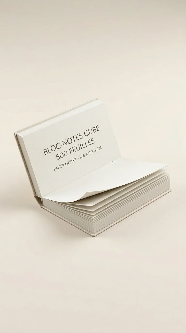 Bloc Notes Cube 500 Feuilles