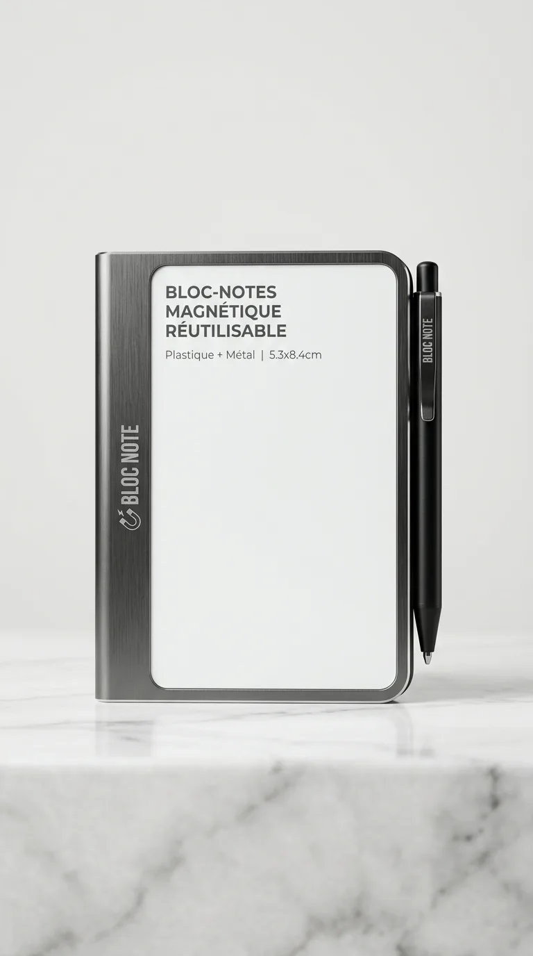 Bloc Notes Magnetique Reutilisable
