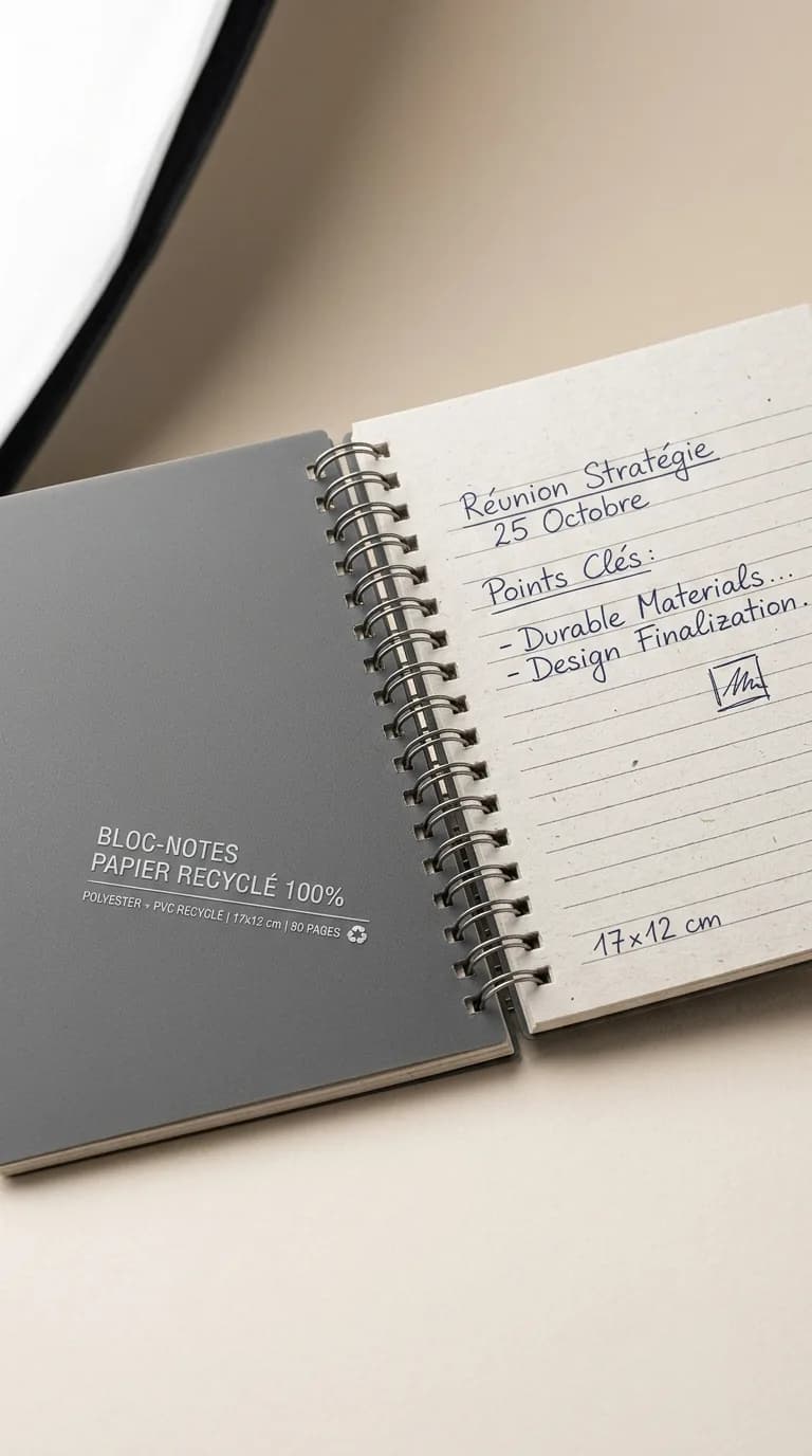 Bloc Notes Papier Recycle