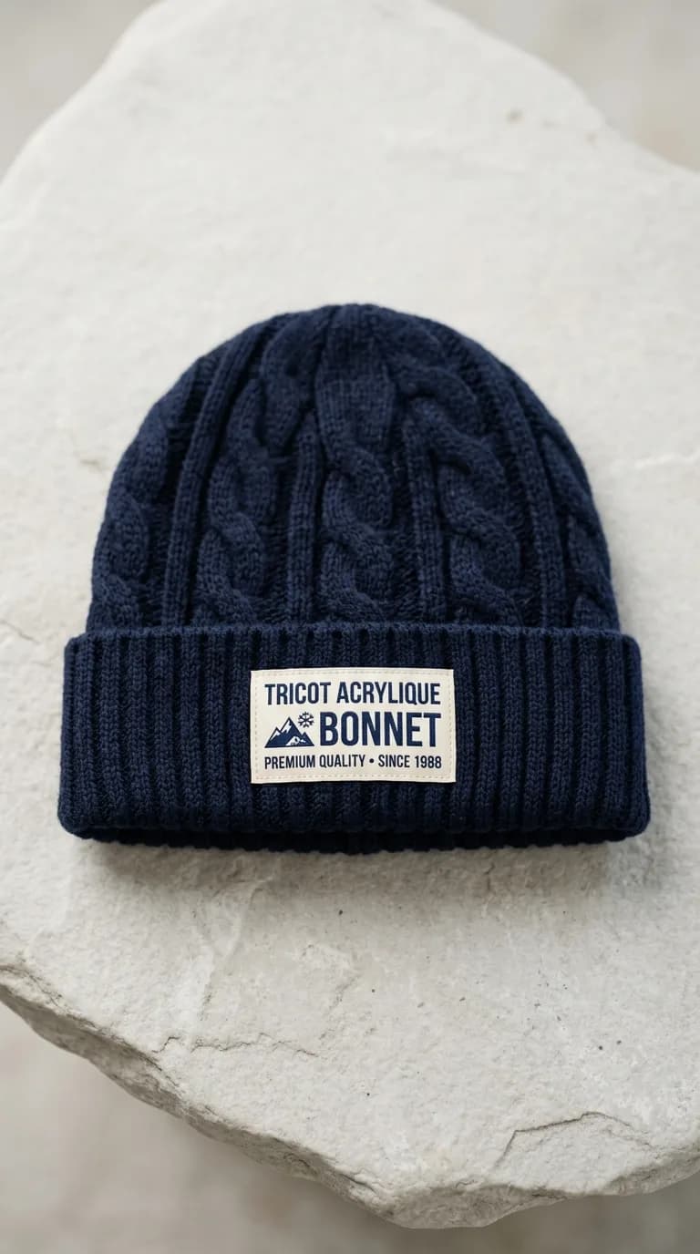 Bonnet Tricot Acrylique