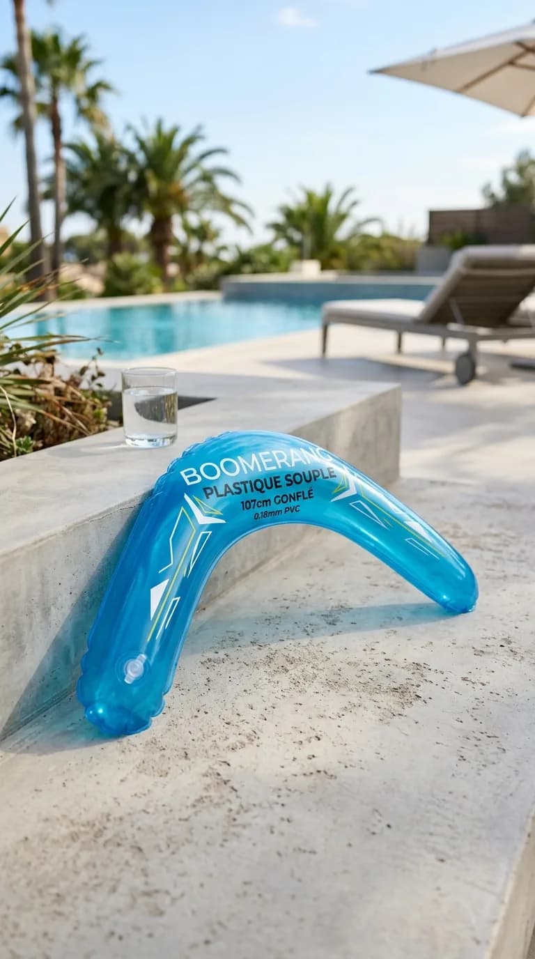 Boomerang Plastique Souple
