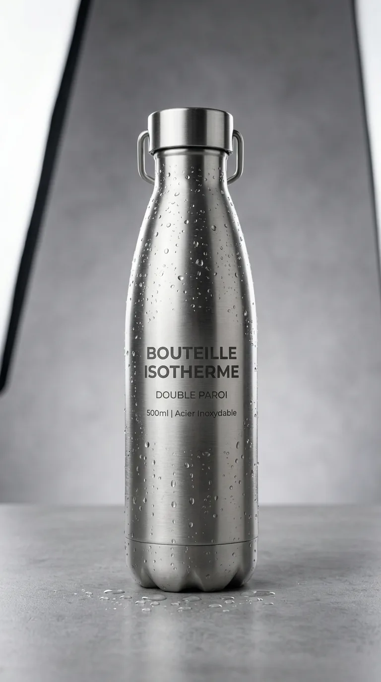 Bouteille Isotherme Poignee — vue 2