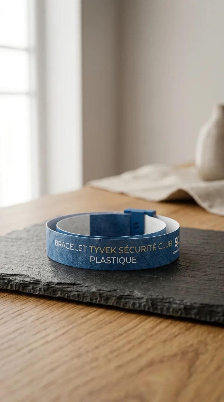 Bracelet Tyvek Securité Club Plastique