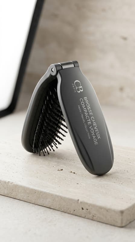 Brosse Cheveux Compacte Voyage