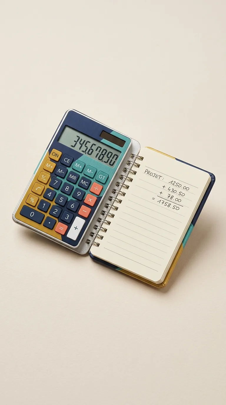 Calculatrice Design Coloree