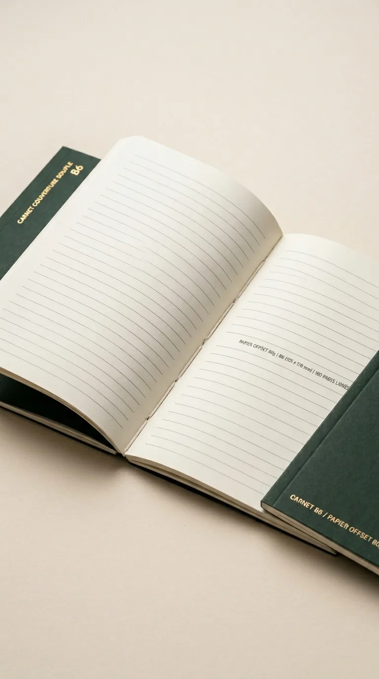 Carnet Couverture Souple B6