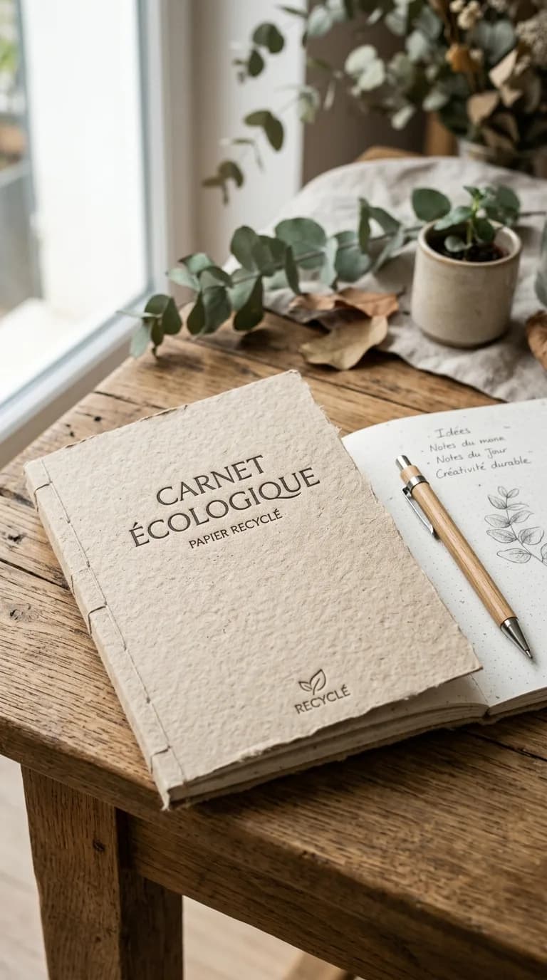 Carnet Ecologique Papier Recycle