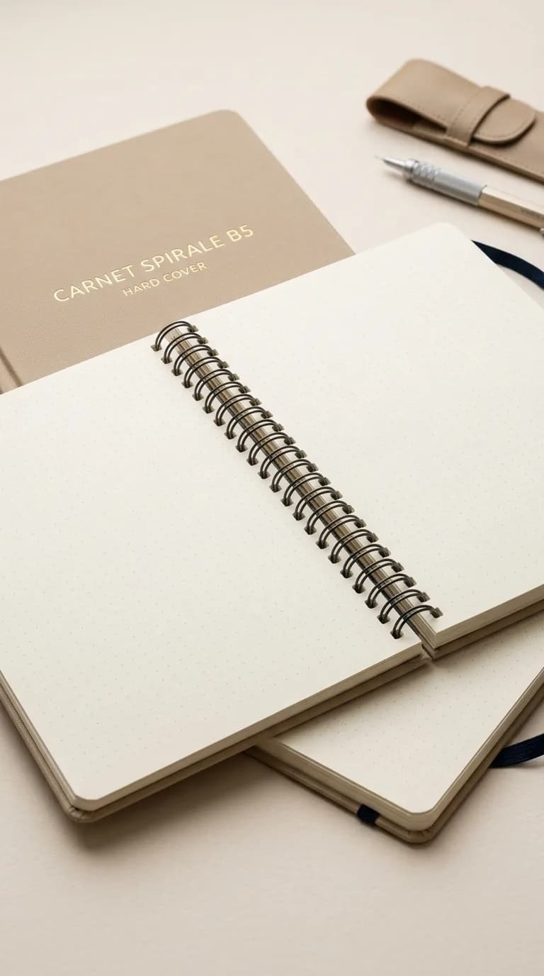 Carnet Spirale Rigide A5