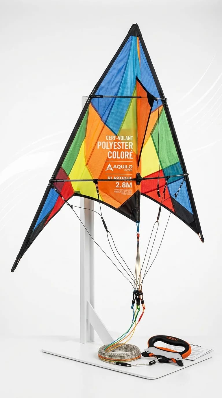 Cerf Volant Polyestere Coloré