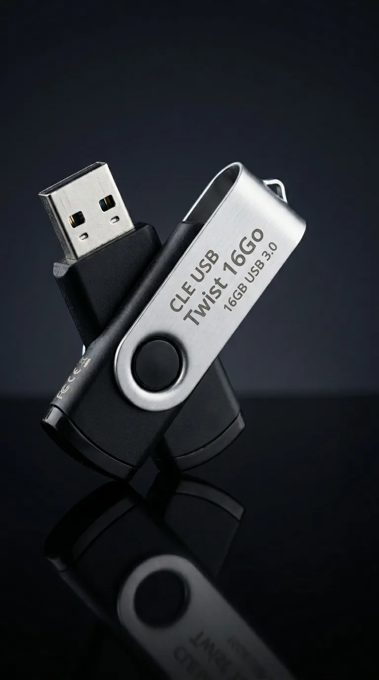 Cle Usb 32gb Twister Rotatif — vue 2