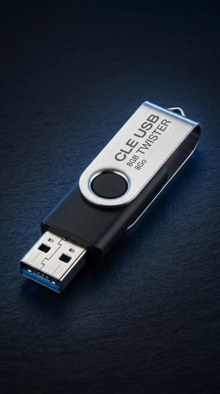 Cle Usb 32gb Twister Rotatif