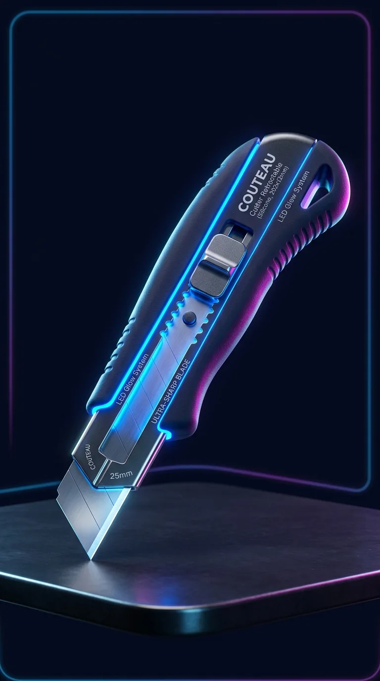 Couteau Cutter Retractable