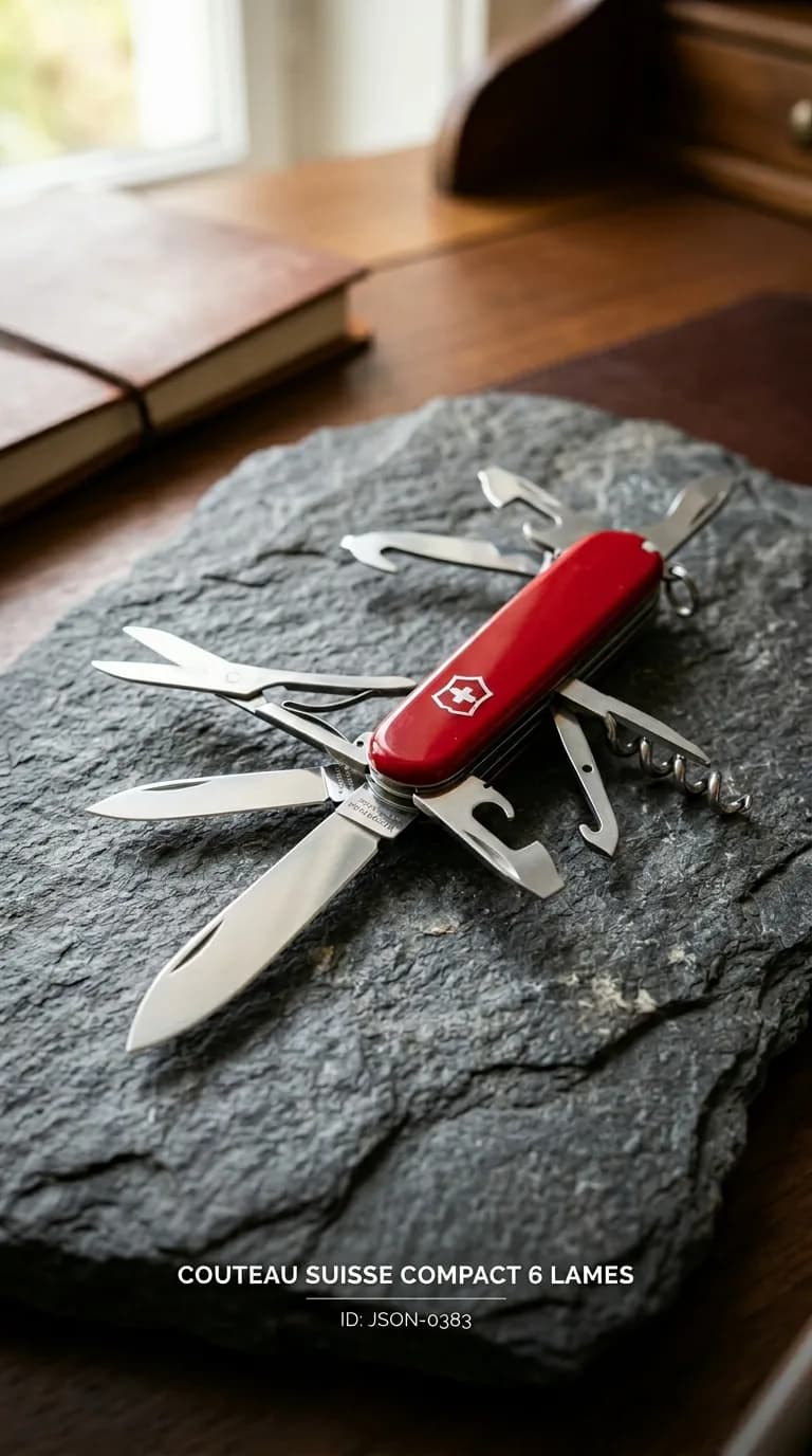 Couteau Suisse Compact 6 Lames — vue 2