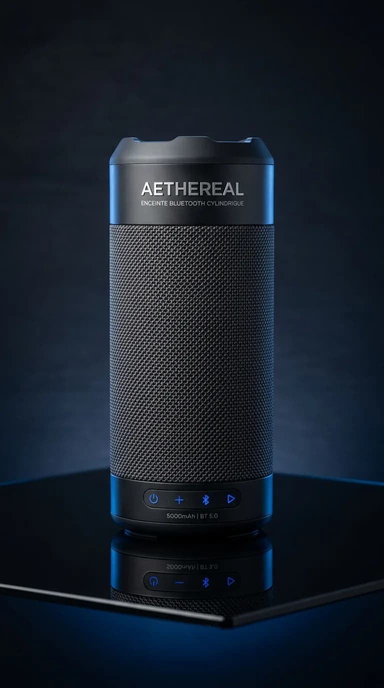 Enceinte Bluetooth Cylindrique