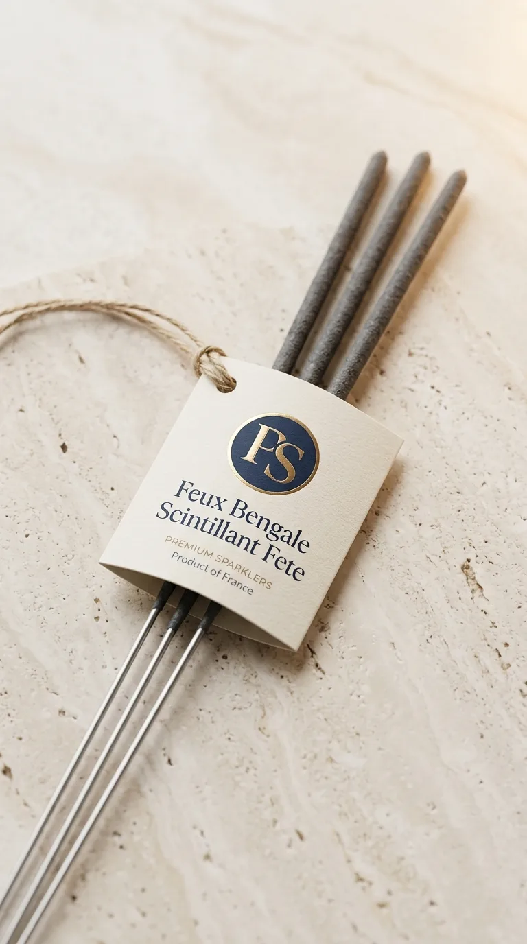 Feux Bengale Scintillant Fete