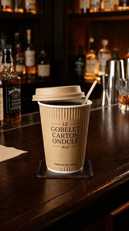 Gobelet Carton Ondule 16oz