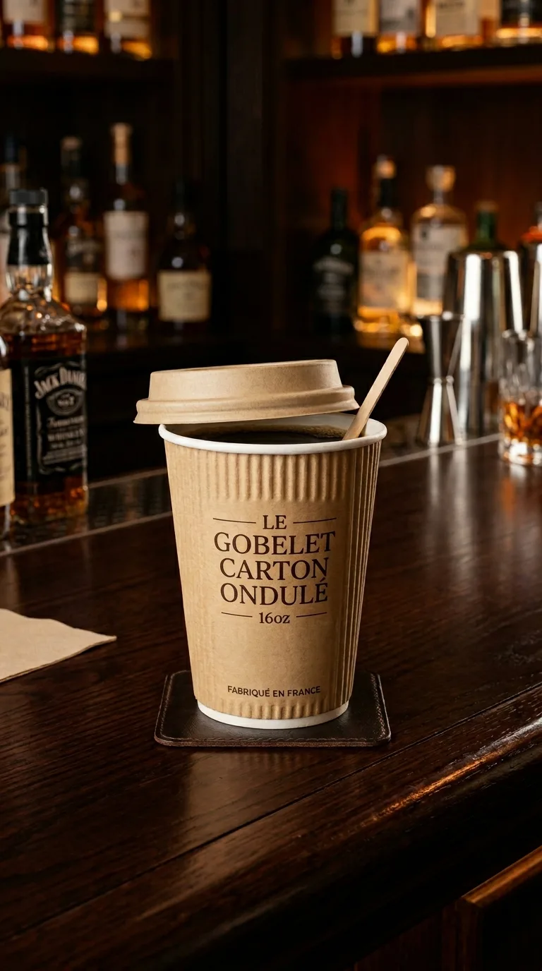 Gobelet Carton Ondule 16oz