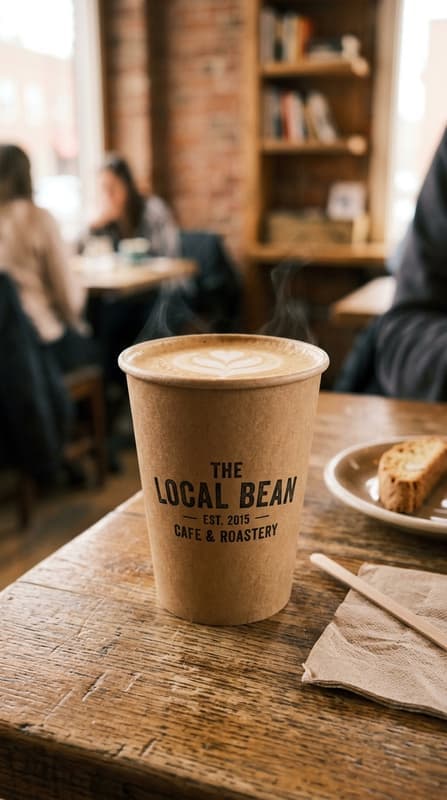 Gobelet Carton Simple Paroi — vue 2