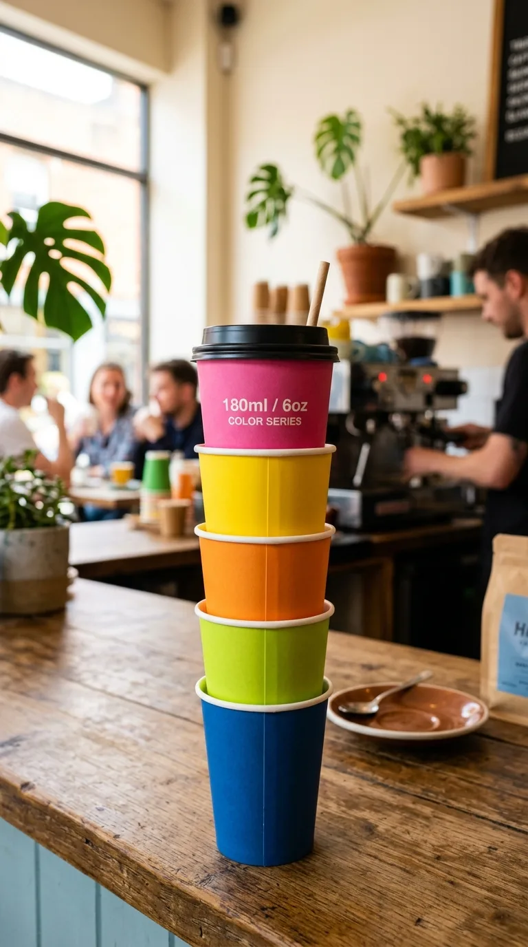 Gobelet Jetable 180ml Couleur