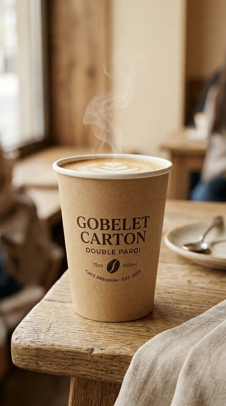 Goblet Carton Double Paroi