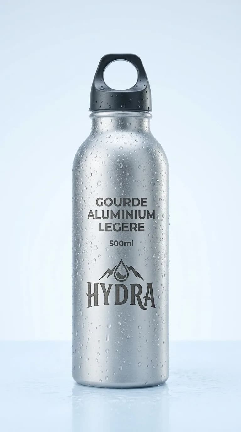 Gourde Aluminium Leger