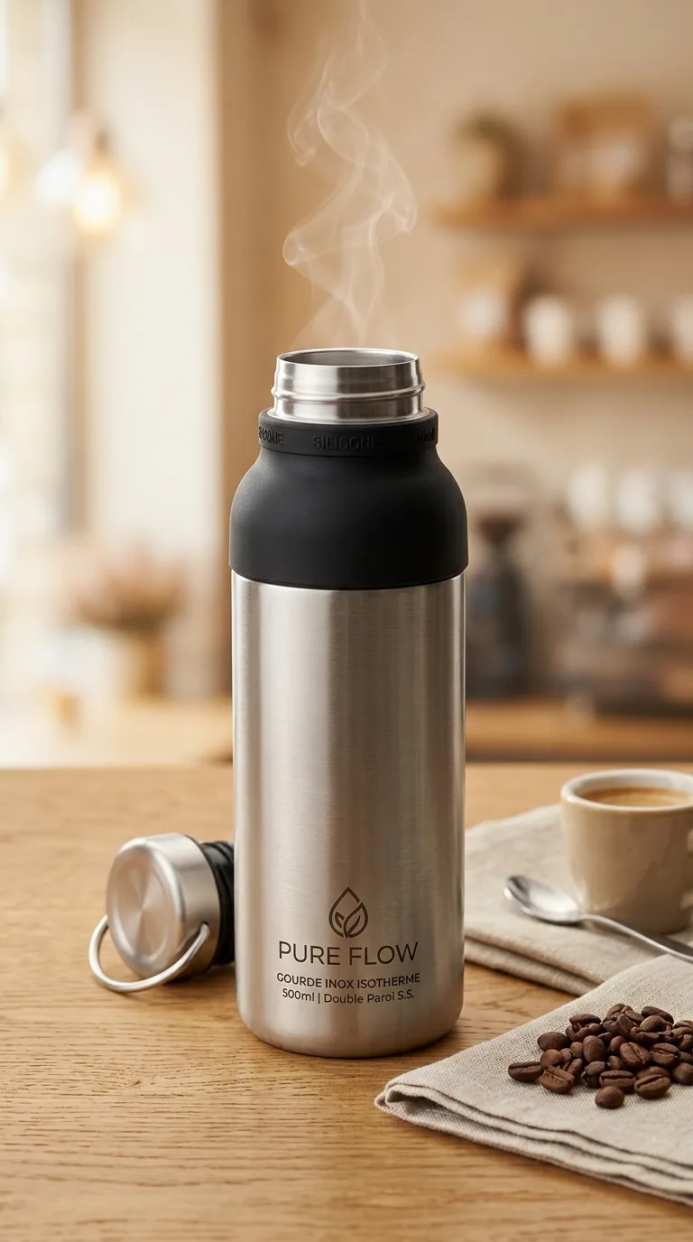 Gourde Inox Isotherme Pure Flow