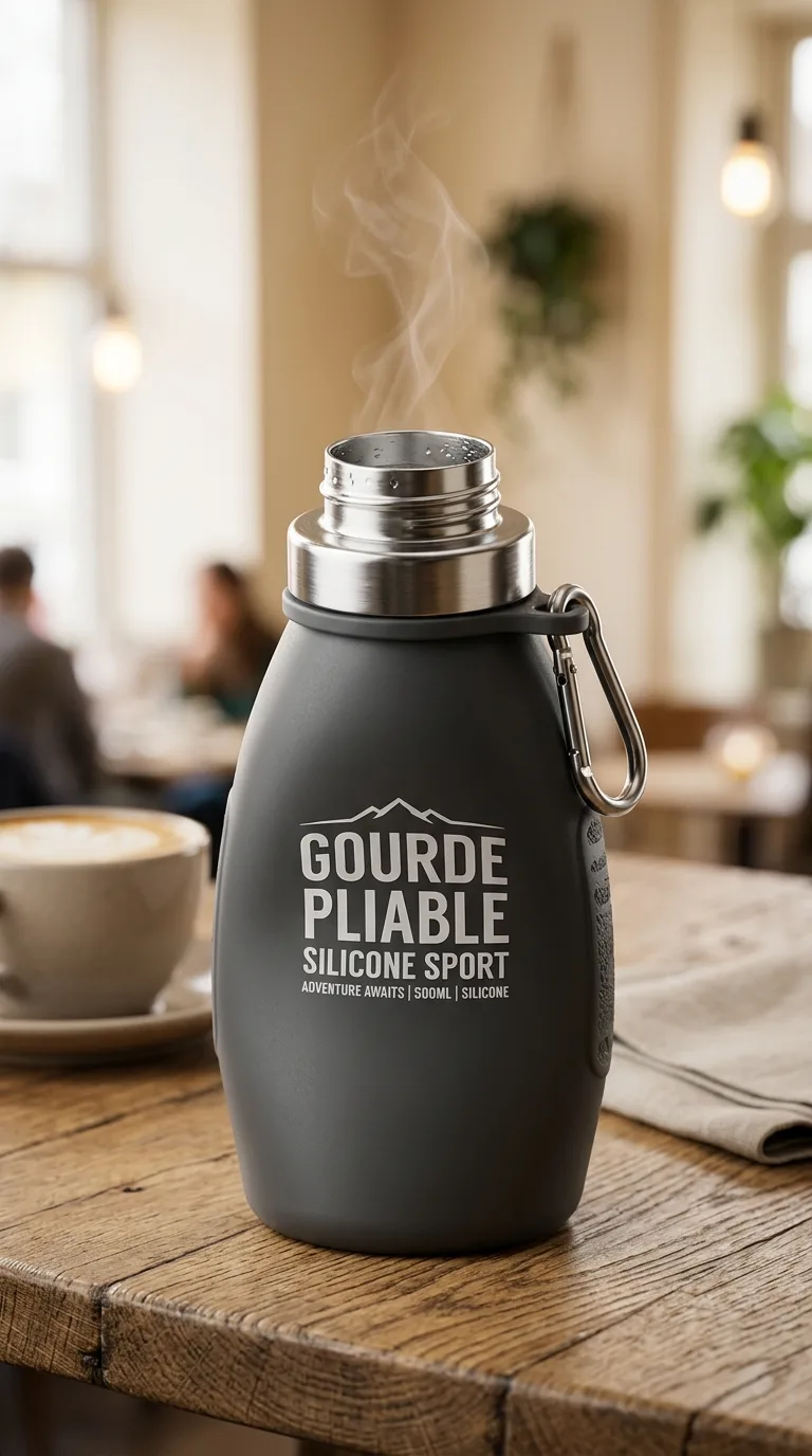 Gourde Pliable Silicone Sport