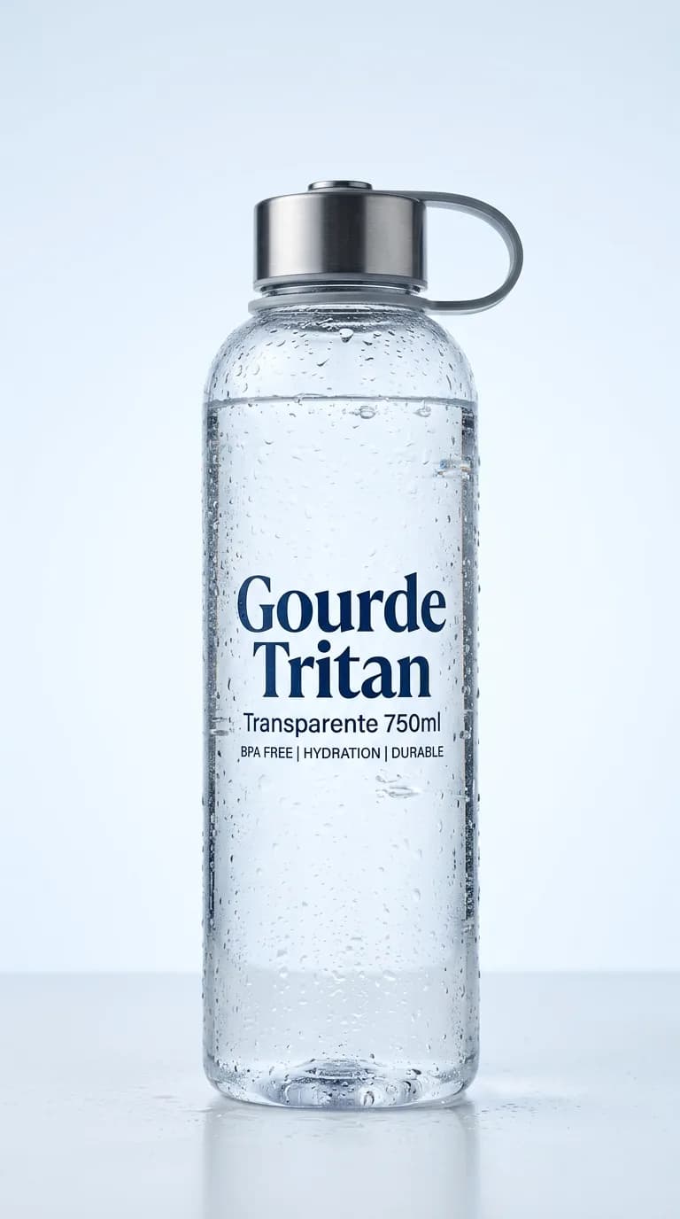 Gourde Tritan Transparante