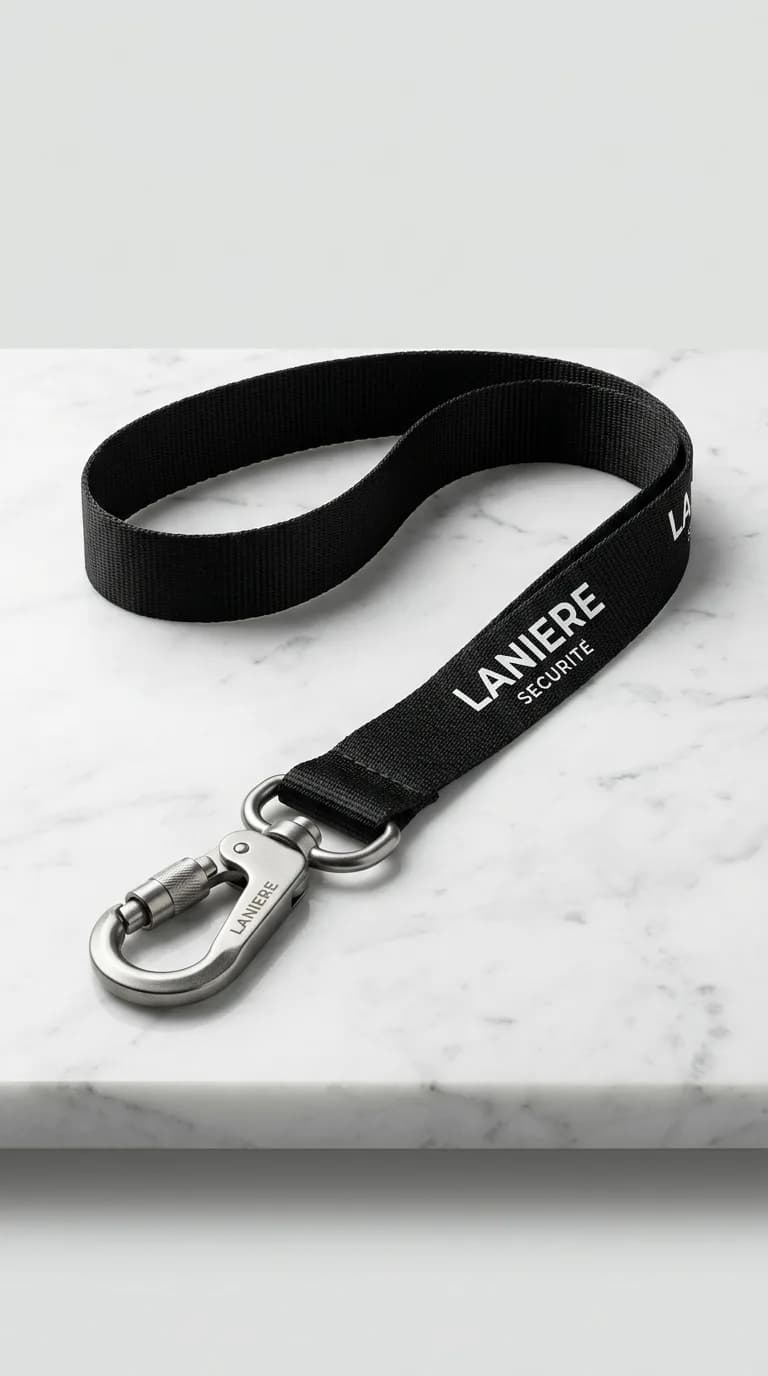 Laniere Clip Metal Securite