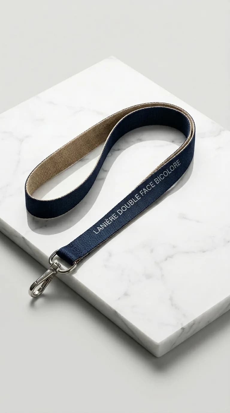 Laniere Double Face Bicolore