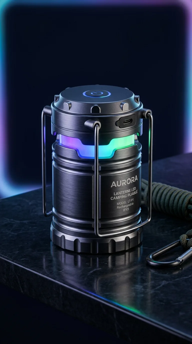 Lanternne Camping Pliable