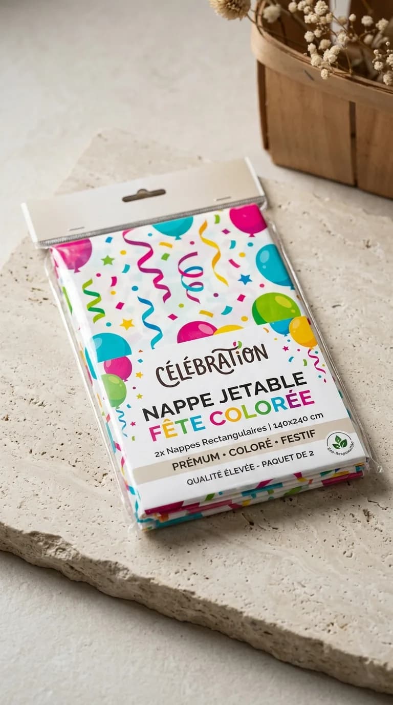 Nappe Jetable Fete Coloree