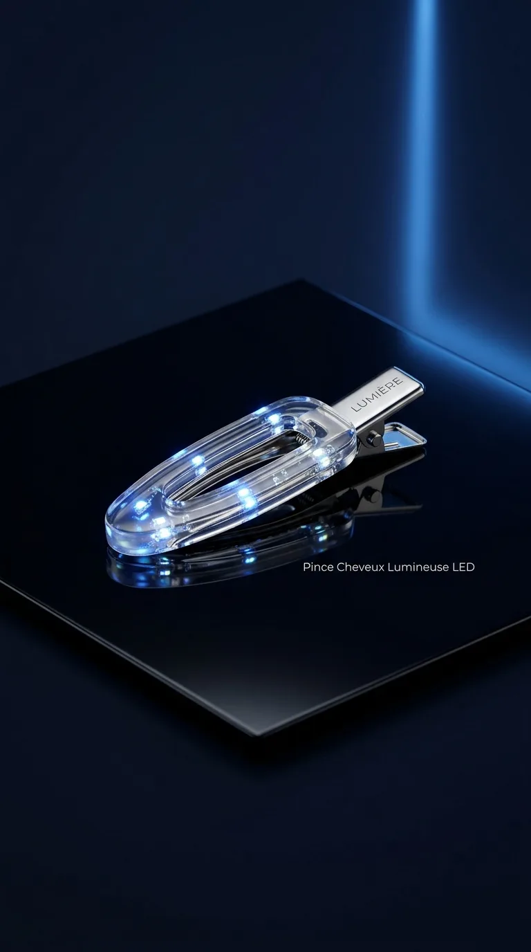 Pince Cheveux Lumineuse Led