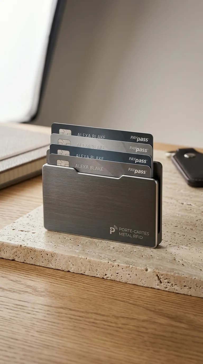 Porte Carte Metal — vue 2