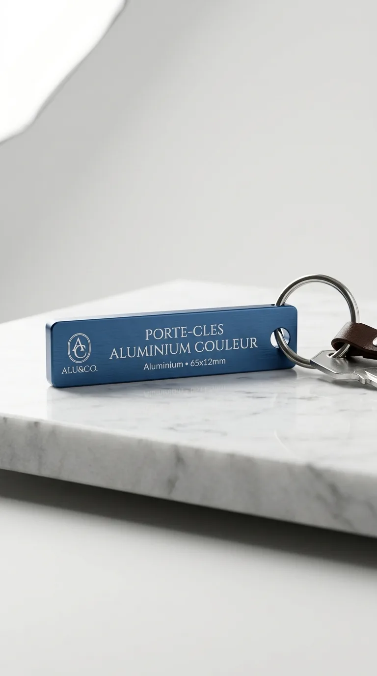 Porte Cles Aluminium Couleur