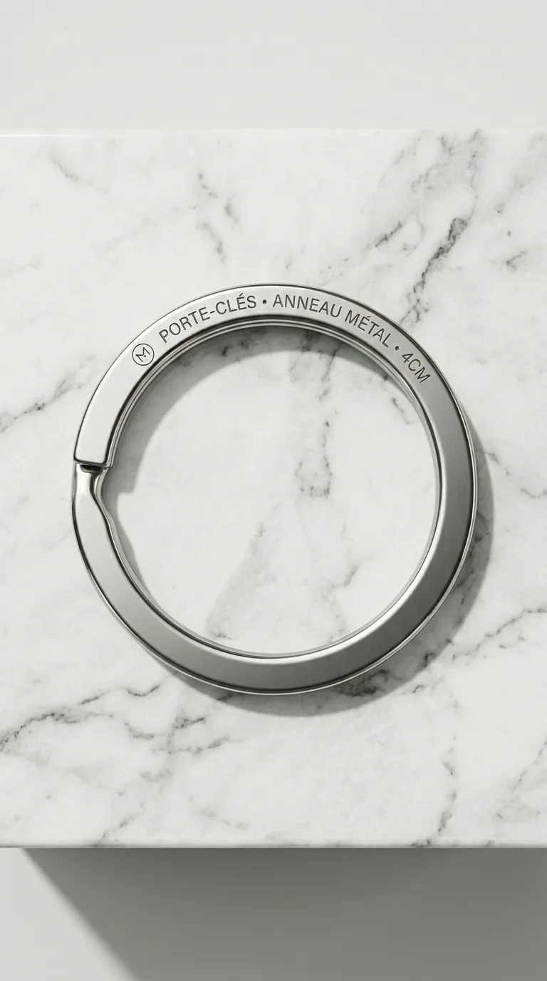 Porte Cles Anneaux Metal