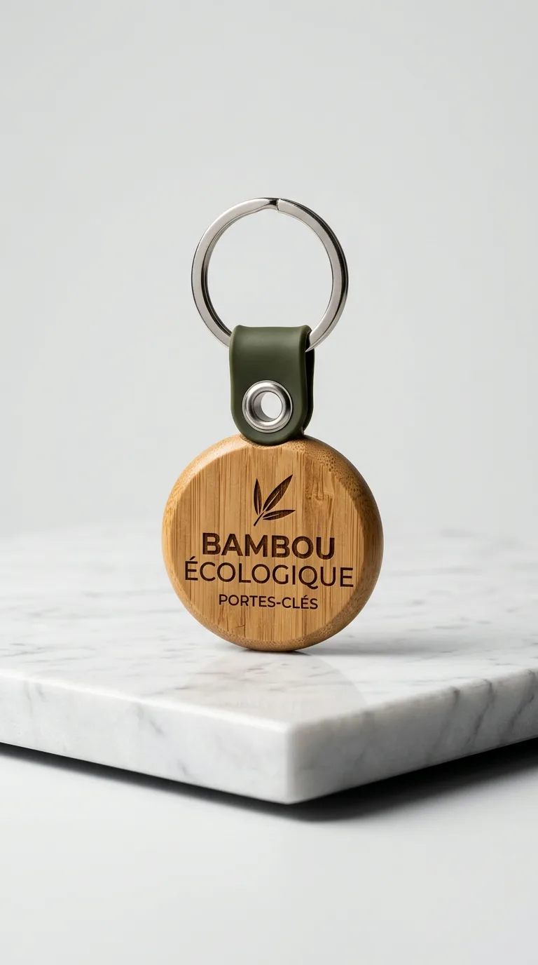 Porte Cles Bambou Ecologique