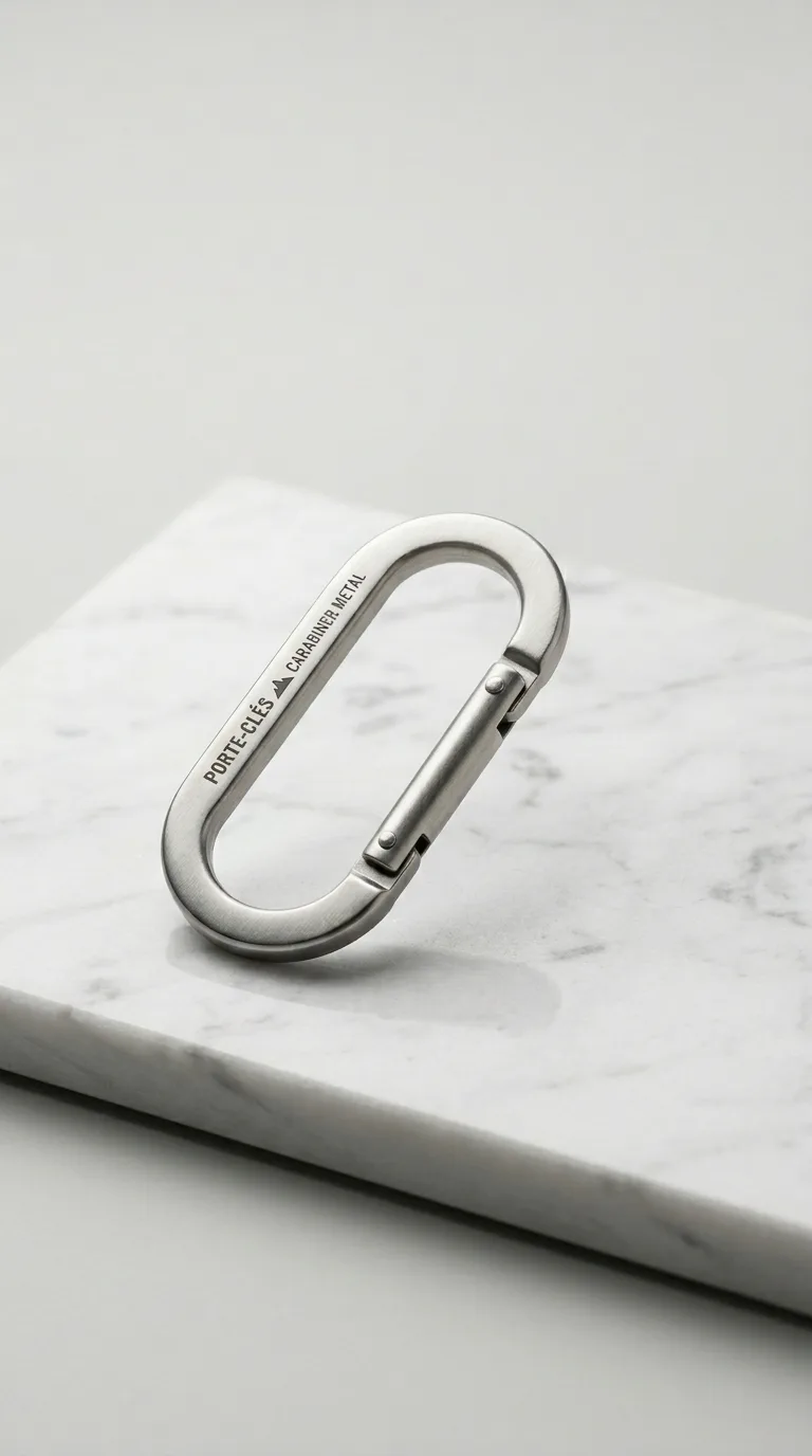 Porte Cles Carabiner Metal