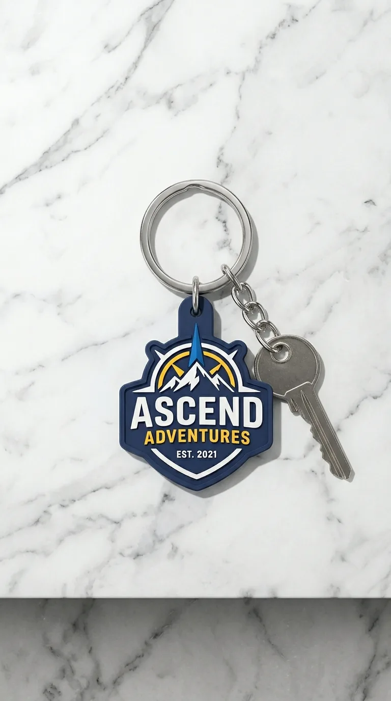 Porte Cles Pvc Souple 2d — vue 2