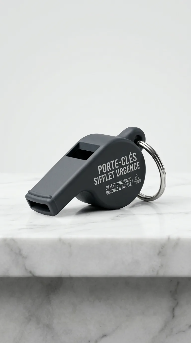 Porte Cles Sifflet Urgence