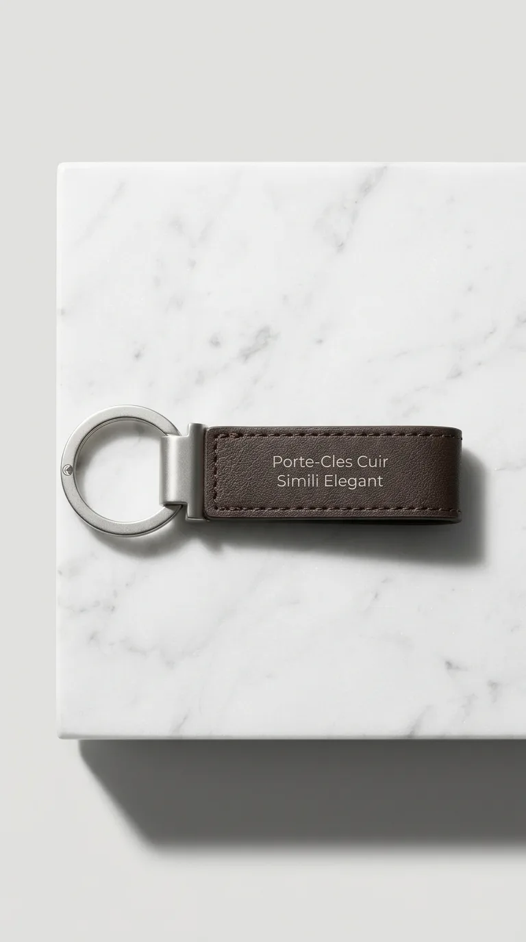 Porte Cles Simili Cuir