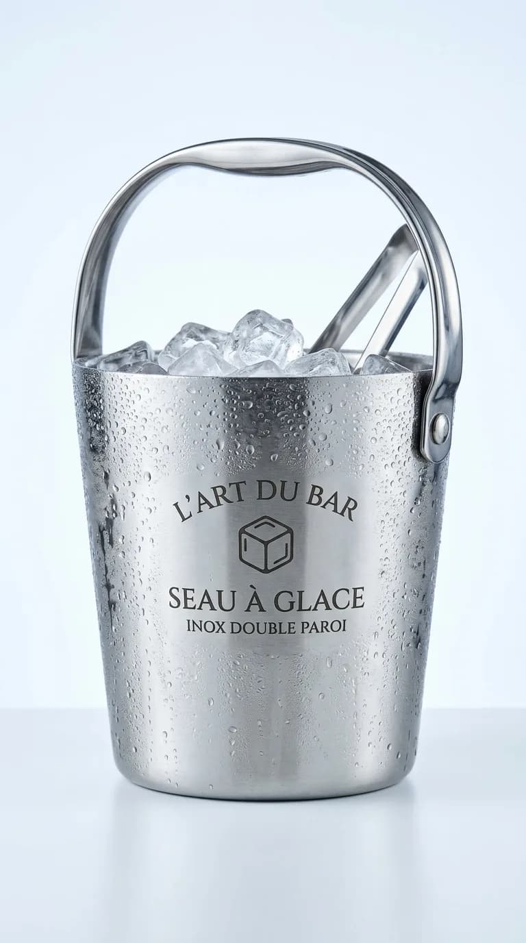 Seau A Glace Inox Double Paroi