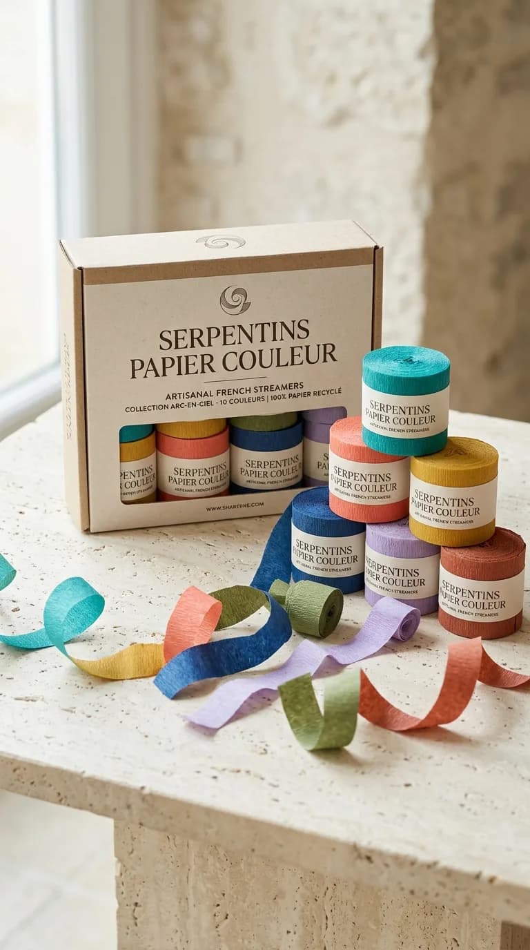 Serpentins Papier Couleur