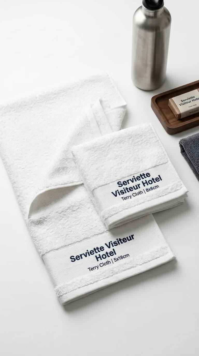 Serviette Visiteur Hotel