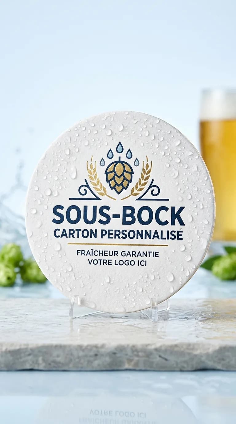 Sous Bock Carton Personnaliseé