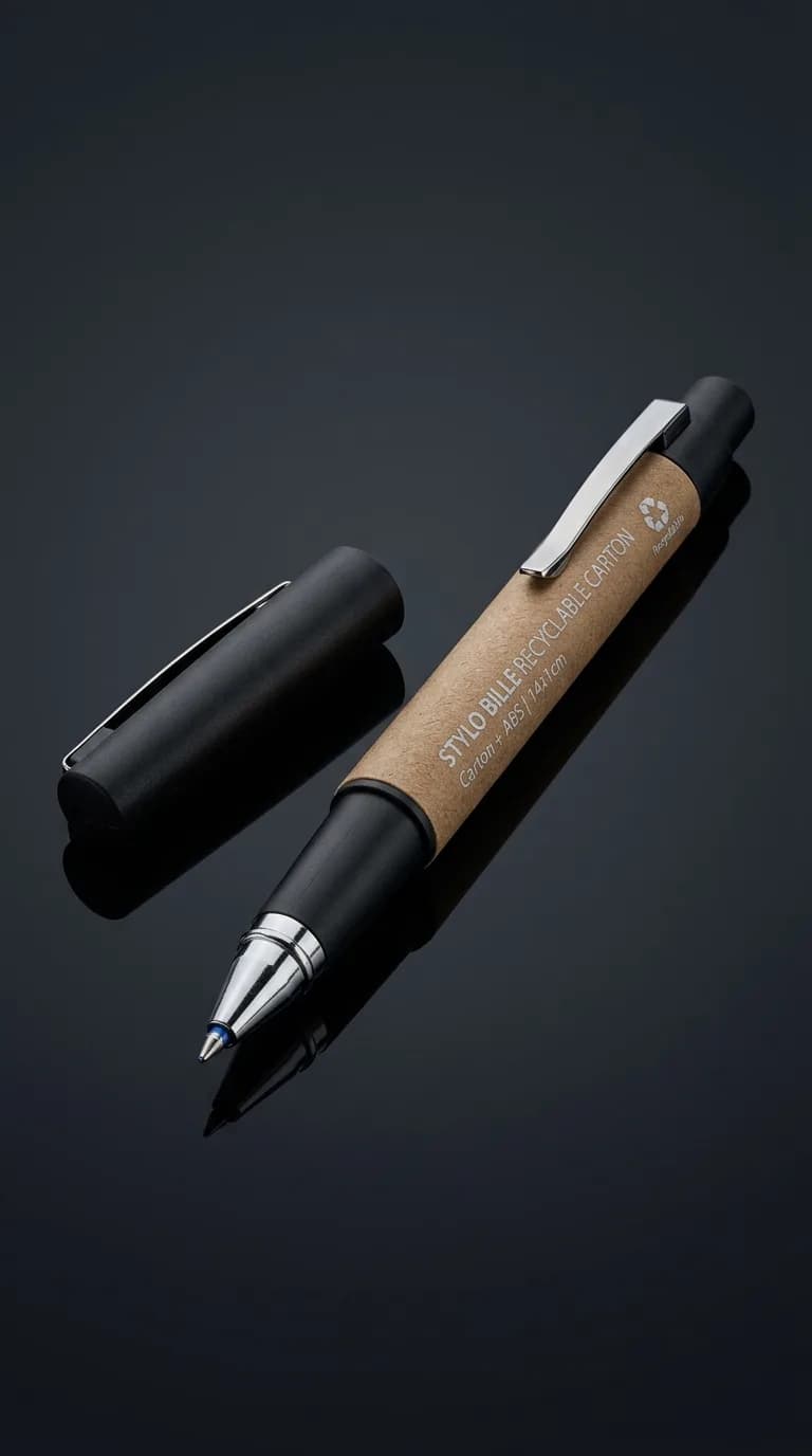 Stylo Bille Recyclabe Carton